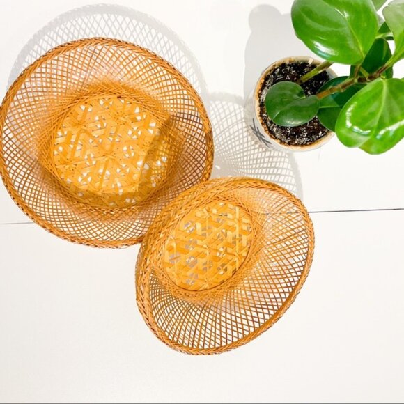 BOHO Wicker Baskets - Picture 1 of 5